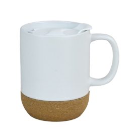 Sublimation Ceramics Cup Coffee  With Wooden Bottom Mug Blank