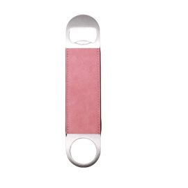 Pink Long Leather Wholesale Bottle Opener Sublimation Designs Beer Bottle Opener-Millantech