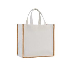 Gold Line Square Tote Bag Printable-Millantech