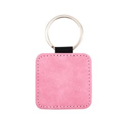 Millantech-Pink Keychain Blanks For Sublimation Leather Keyring Blanks Bulk