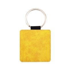 Yellow Keyring Personalised Double Sided Keychain Photo  Printing -Millantech