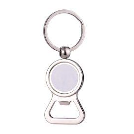 Keyrings Metal Round Bottle Opener-Millantech