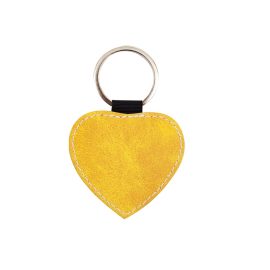 Millantech-Sublimation Keyring Blanks Leather Heart Shaped Keychain