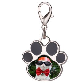 Printable Black Bear Paw Keychain -Millantech