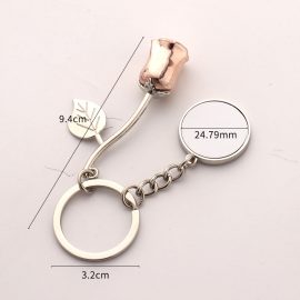 Rose Gold Metal Keychain-Millantech